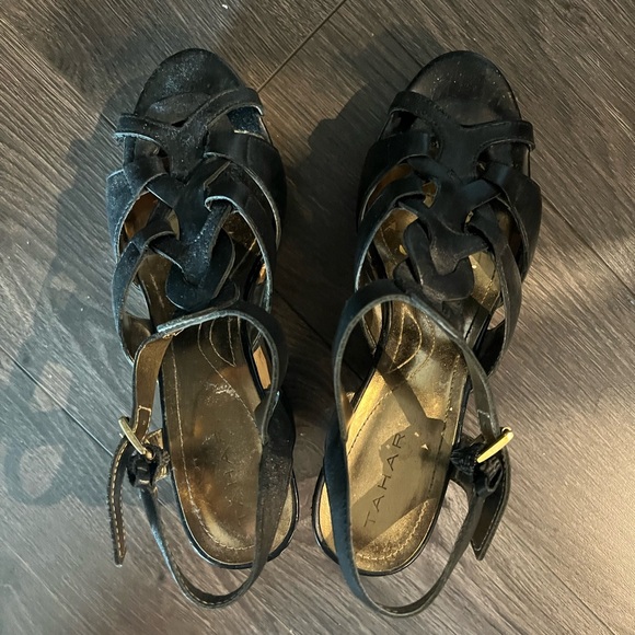 Tahari stasha wedge heel black - Picture 3 of 3